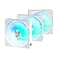 TRYX ROTA SL ARGB White 120mm Case Fan 3in1 Pogo-Pin Connection With Magnetic Cable Gen2 ARGB Light Quiet PC Case Fan