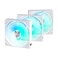 TRYX ROTA SL ARGB White 120mm Case Fan 3in1 Pogo-Pin Connection With Magnetic Cable Gen2 ARGB Light Quiet PC Case Fan