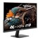 تلفزيون ViewSonic VA2708-4K-MHD، مقاس 27 بوصة، بدقة 4K UHD، ومعدل تحديث 60 هرتز، وزمن استجابة 4 مللي ثانية، وتقنية HDR10، يوفر تباينًا ودقة ألوان فائقة، مزود بمنفذي HDMI وDisplayPort