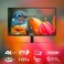 تلفزيون ViewSonic VA2708-4K-MHD، مقاس 27 بوصة، بدقة 4K UHD، ومعدل تحديث 60 هرتز، وزمن استجابة 4 مللي ثانية، وتقنية HDR10، يوفر تباينًا ودقة ألوان فائقة، مزود بمنفذي HDMI وDisplayPort