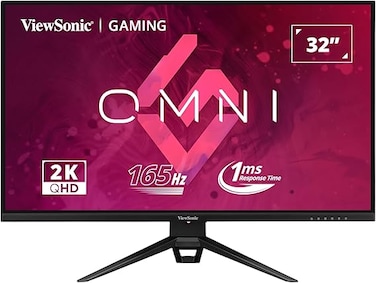 شاشة ألعاب ViewSonic VX3219-2K-PRO-2 مقاس 32 بوصة بدقة 2K ومعدل تحديث 165 هرتز