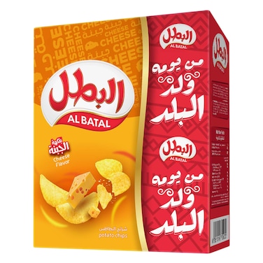 البطل رقائق البطاطس بالجبنة 23 جرام × 12