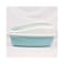 Catit Cat Litter Pan with Removable Rim - Blue and Cool Grey - Medium - 38L x 48W x 22H cm