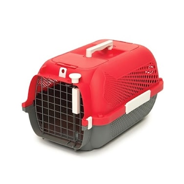 Catit Cat Carrier - Small - Cherry Red - 48.3L x 32.6W x 28H cm