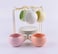 12-Piece Ceramic Tea Cups And Saucer Set With Stand