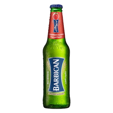 باربيكان - شراب شعير غير كحولي بنكهة الفراولة 330 مل