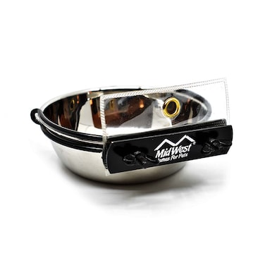 Midwest Snapy-Fit Stainless Steel Bowl, 20 oz