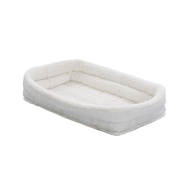 رير كوايت تايم ديلوكس ببطانة مزدوجة للكلاب من ميد ويست، 22 الطول × 12.5 العرض بوصة