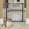Midwest Steel Glow Stripe Pet Gate, Graphite - 29H x 29.5-38W (Adjustable) Inch