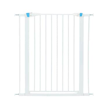 Midwest Steel Glow Stripe Pet Gate, White - 39H x 29.5-38W (Adjustable) Inch