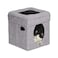 Midwest Curious Cat Cube Silver Mesh Cat House