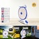 STARGOLD 14 Inch Rechargeable Table Fan With Remote Control And SMD LED Light, 3 Speed 40W Copper Motor For Home Office Bedroom, SG-4048