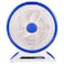 STARGOLD 14 Inch Rechargeable Table Fan With Remote Control And SMD LED Light, 3 Speed 40W Copper Motor For Home Office Bedroom, SG-4048