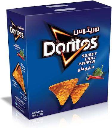 Doritos Sweet Chili Tortilla Chips, 21g x 12