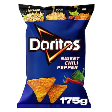 Doritos Nacho Sweet Chili Tortilla Chips, 175g