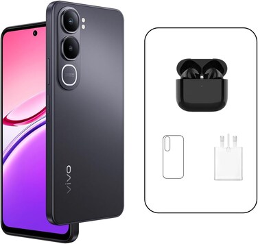 فيفو Y31s هاتف ذكي 5G ثنائي الشريحة، ذاكرة 8 جيجابايت، تخزين 128 جيجابايت، أسود