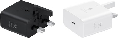 سامسونج محول شحن فائق السرعة 25 واط بمنفذ USB-C (المحول فقط)، أبيض