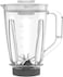 Moulinex Blender, Blendforce 2 In 1 Blender With Juicer Jar, 600W, 1L Juicer Extractor And 2L Blender, Air Cooling System, LM42Q127, White/Black/Clear