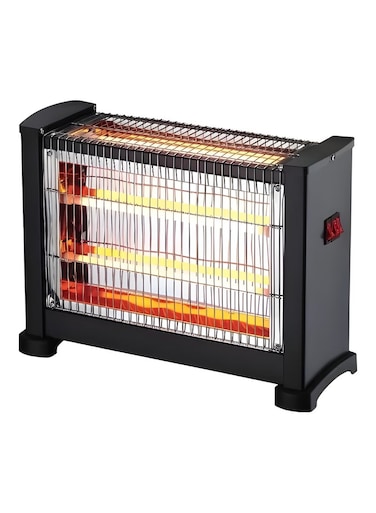 Electric Room Heater and Heater 2400W Black/Silver