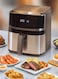 Automatic Air Fryer 8L 1500 W  with Digital Control, Preheat Function, and Overload Protection for Healthy Cooking without Oil