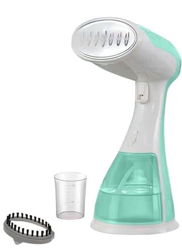 High power garment steamer, fast heating, wrinkle removal, 1500 watts, 300 ml