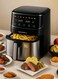 Automatic Air Fryer 8L 1700W  with Digital Control, Preheat Function, and Overload Protection for Healthy Cooking without Oil