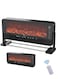 2000W Electric Decorative Heater with 2 Heat Settings, Dual Touch or Remote Control, Electric Heater with Small LED Temperature Display, Overheat Protection and 12-Hour Timer