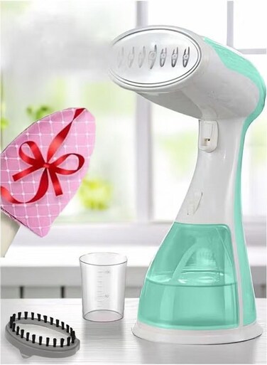 High power garment steamer, fast heating, wrinkle removal, 1500 watts, 300 ml