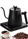 Electric Gooseneck Kettle 1L 1000W Water Kettle for Pour-over Coffee &amp; Tea,Stainless Steel Coffee and Tea Pot, Constant Temperature Coffee Kettle