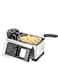 3L 1500W Stainless Steel Deep Fryer with Frying Basket Strainer, Adjustable Temperature and Timer, Removable Oil Container