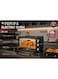 Electric Oven 45L   1800W   Rotisserie Function   Adjustable Temp 100&ndash;250&deg;C   6 Heating Stages   60-Min Timer   Stainless Steel RE-8545