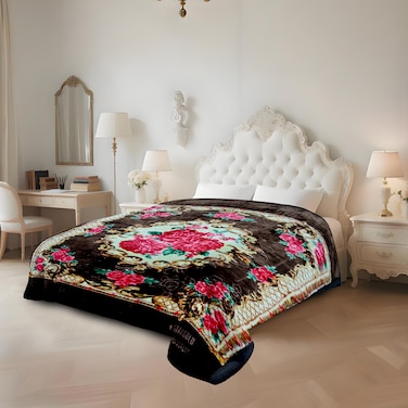 STARGOLD Double Ply Raschel Premium Quality Blanket 160X220CM 4KG, SG-BL2061