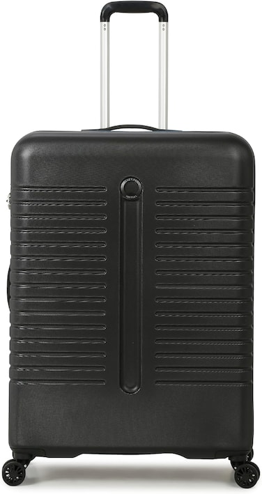 شنطة سفر بعجلات مزدوجة من دلسي ايرويز، مقاس كبير 76 سم، لون اسود