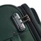 Securitech Vanguard by Delsey Expendable Double wheel cabin trolley luggage bag 55cm Green