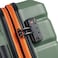 Securitech Citadel by Delsey Expendable Double wheel cabin trolley luggage bag 55cm Green