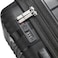 Securitech Dune by Delsey Expendable Double wheel cabin trolley luggage bag 55cm Black