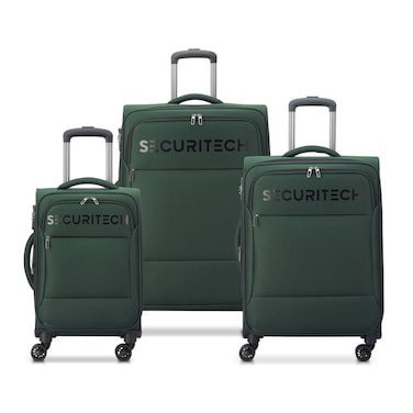 سيكوريتيك فانقارد من دلسي, عربة مزدوجة قابلة للاستهلاك طقم 3 قطع (L + M + S) 55/70/82 سم اخضر