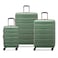 سيكيوريتيك سيتاديل من دلسي, حقيبة أمتعة عربة مزدوجة قابلة للاستهلاك طقم 3 قطع (L + M + S) 55/70/82 سم اخضر