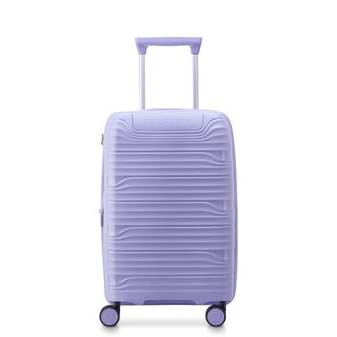 Securitech Dune By Delsey Expendable Double wheel cabin trolley luggage bag 55cm Lavender