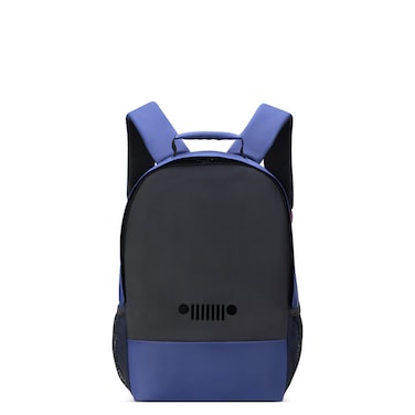 Jeep S012C Double Material Backpack Blue