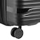Securitech Dune by Delsey Expendable Double wheel cabin trolley luggage bag 82cm Black