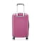 United Colors of Benetton Hardside 4-Double Wheel Luggage Trolley Cabin Suitcase 55cm Rose