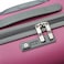 United Colors of Benetton Hardside 4-Double Wheel Luggage Trolley Cabin Suitcase 55cm Rose