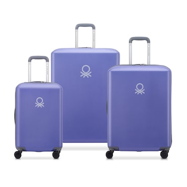 UCB Hard Shell Nesting Suitcase Set 55/70/82 cm Violet