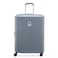 United Colors of Benetton Hardside 4-Double Wheel Luggage Trolley Suitcase 82cm Acier