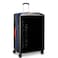 United Colors of Benetton Double Wheel Luggage Trolley Suitcase 82cm Noir