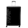 United Colors of Benetton Double Wheel Luggage Trolley Suitcase 82cm Noir