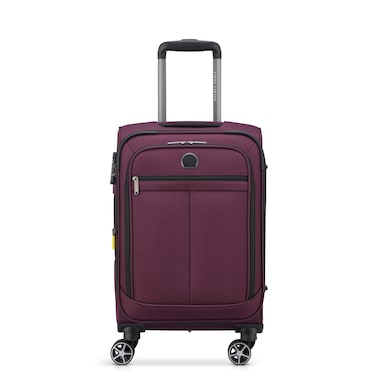 Priscilla 4-Wheel Spinner Trolley 55cm Purple