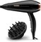 BaByliss Hair Dryer, 2200W, 2 Speed Setting, 3 Heat, Ionic Frizz Control, Tourmaline Ceramic Technology, Slim Concentrator Nozzle, Removable Filter, D570DSDE, Black