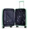 VIPTOUR Single Cabin Luggage PP Body 8 Wheels With TSA Number Lock 20 Inches